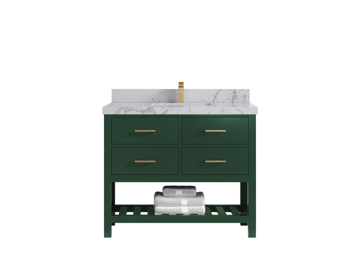 Parker 42 in. W x 22 in. D Single Sink Bathroom Vanity - photo 32