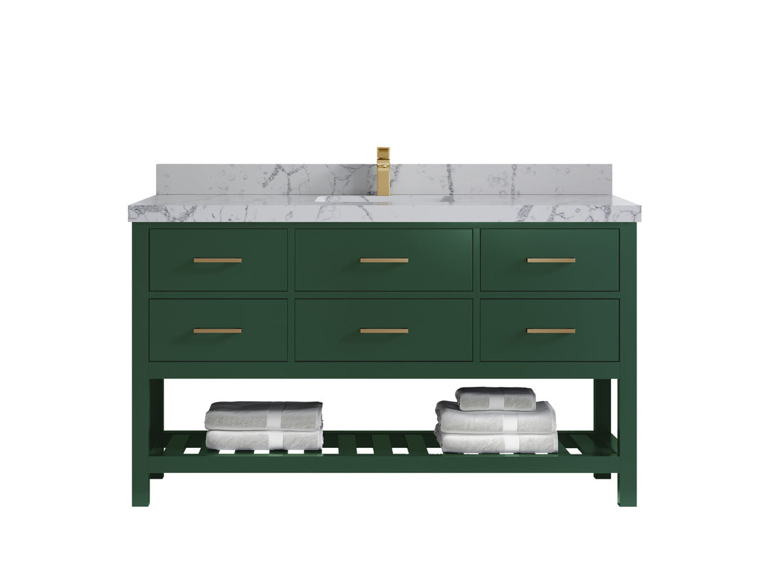 Parker 60 in. W x 22 in. D Single Sink Bathroom Vanity