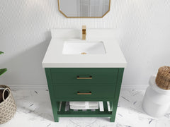 Parker 30 in. W x 22 in. D Single Sink Bathroom Vanity - photo 36