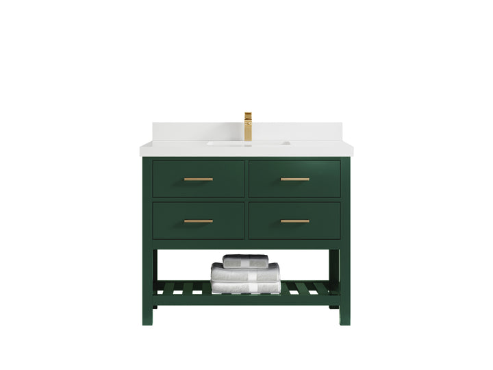 Parker 42 in. W x 22 in. D Single Sink Bathroom Vanity - photo 34