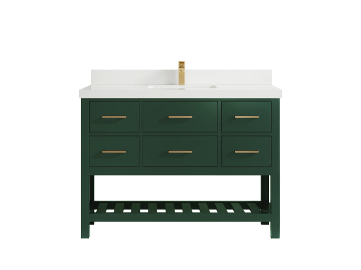 Parker 48 in. W x 22 in. D Single Sink Bathroom Vanity - photo 36