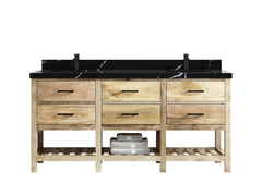 Parker Mango Wood 72 in. W x 22 in. D Double Sink Bathroom Vanity - photo 6