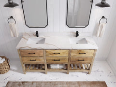 Parker Mango Wood 72 in. W x 22 in. D Double Sink Bathroom Vanity - photo 9
