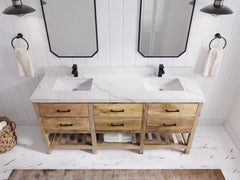 Parker Mango Wood 72 in. W x 22 in. D Double Sink Bathroom Vanity - photo 10