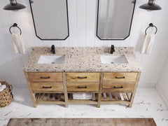 Parker Mango Wood 72 in. W x 22 in. D Double Sink Bathroom Vanity - photo 32