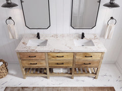 Parker Mango Wood 72 in. W x 22 in. D Double Sink Bathroom Vanity - photo 20