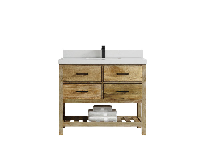 Parker Mango Wood 42 in. W x 22 in. D Single Sink Bathroom Vanity - photo 14