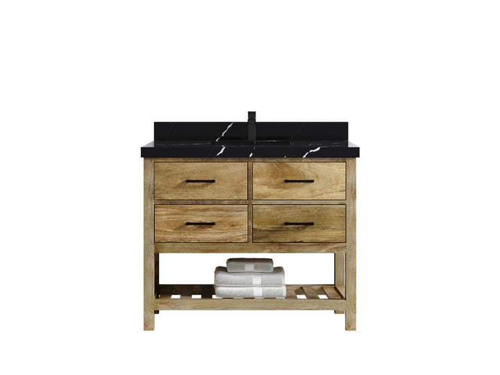 Parker Mango Wood 42 in. W x 22 in. D Single Sink Bathroom Vanity - photo 7
