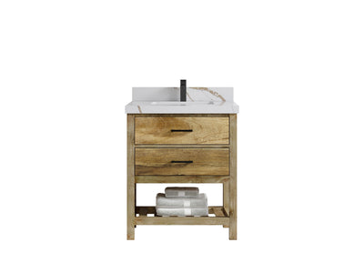 Parker Mango Wood 30 in. W x 22 in. D Single Sink Bathroom Vanity