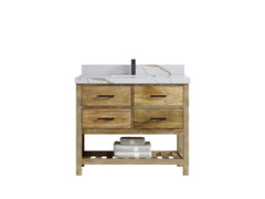 Parker Mango Wood 42 in. W x 22 in. D Single Sink Bathroom Vanity - photo 7