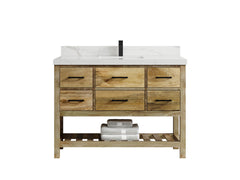 Parker Mango Wood 48 in. W x 22 in. D Single Sink Bathroom Vanity - photo 9