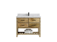Parker Mango Wood 42 in. W x 22 in. D Single Sink Bathroom Vanity - photo 11