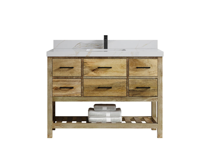 Parker Mango Wood 48 in. W x 22 in. D Single Sink Bathroom Vanity - photo 12