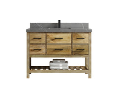 Parker Mango Wood 48 in. W x 22 in. D Single Sink Bathroom Vanity - photo 17