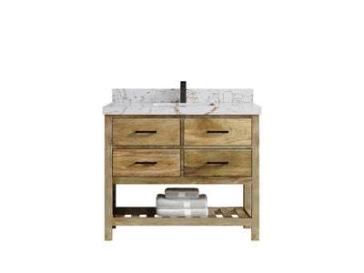 Parker Mango Wood 42 in. W x 22 in. D Single Sink Bathroom Vanity