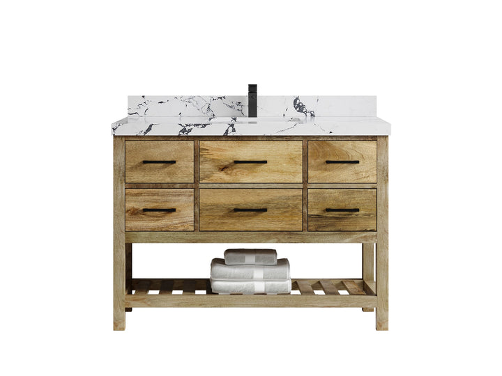 Parker Mango Wood 48 in. W x 22 in. D Single Sink Bathroom Vanity - photo 20
