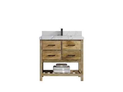 Parker Mango Wood 36 in. W x 22 in. D Center Sink Bathroom Vanity