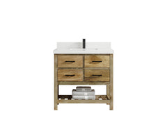 Parker Mango Wood 36 in. W x 22 in. D Center Sink Bathroom Vanity - photo 21