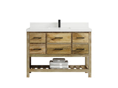 Parker Mango Wood 48 in. W x 22 in. D Single Sink Bathroom Vanity - photo 22