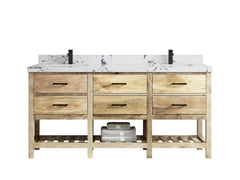 Parker Mango Wood 72 in. W x 22 in. D Double Sink Bathroom Vanity - photo 18