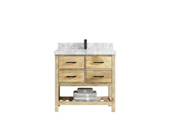 Parker Mango Wood 36 in. W x 22 in. D Center Sink Bathroom Vanity - photo 12