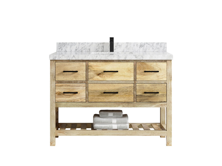 Parker Mango Wood 48 in. W x 22 in. D Single Sink Bathroom Vanity - photo 12