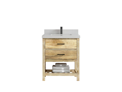 Parker Mango Wood 30 in. W x 22 in. D Single Sink Bathroom Vanity