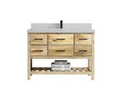 Parker Mango Wood 48 in. W x 22 in. D Single Sink Bathroom Vanity - photo 13