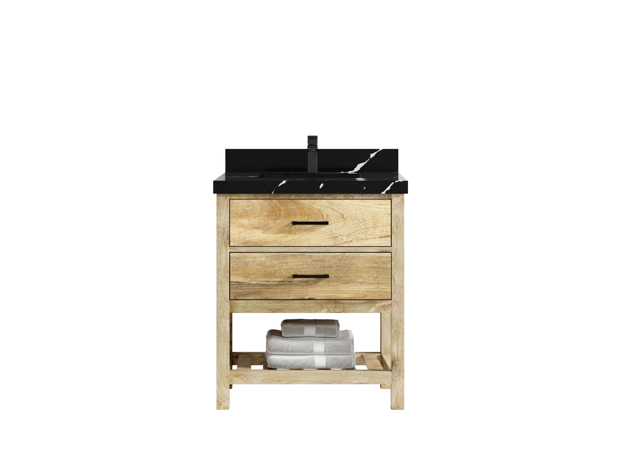 Parker Mango Wood 30 in. W x 22 in. D Single Sink Bathroom Vanity
