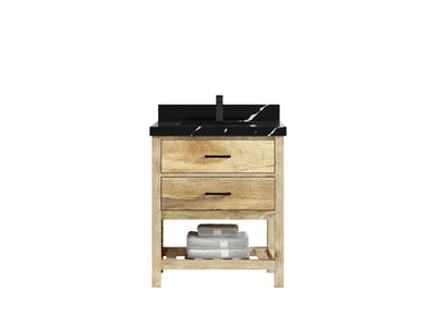 Parker Mango Wood 30 in. W x 22 in. D Single Sink Bathroom Vanity