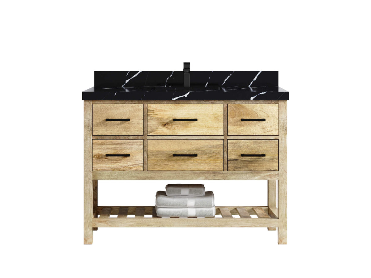 Parker Mango Wood 48 in. W x 22 in. D Single Sink Bathroom Vanity