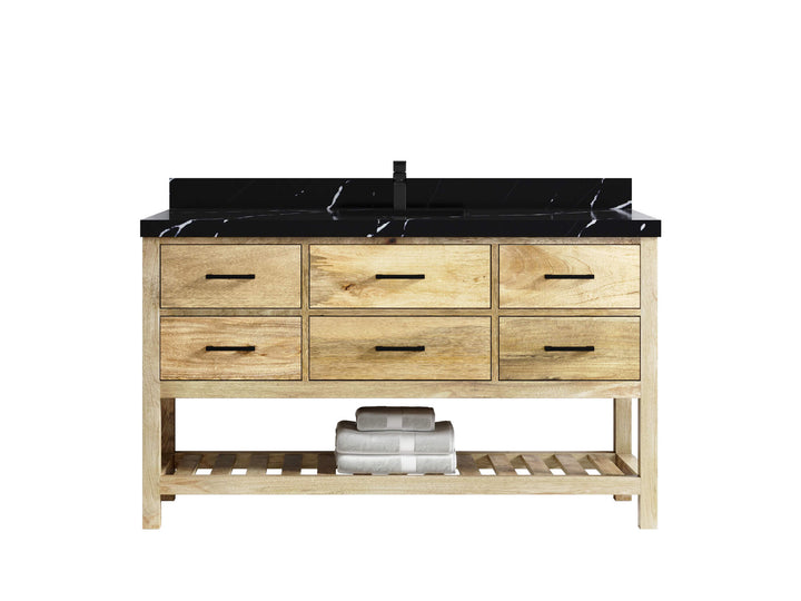 Parker Mango Wood 60 in. W x 22 in. D Single Sink Bathroom Vanity - photo 7
