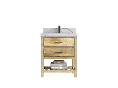 Parker Mango Wood 30 in. W x 22 in. D Single Sink Bathroom Vanity