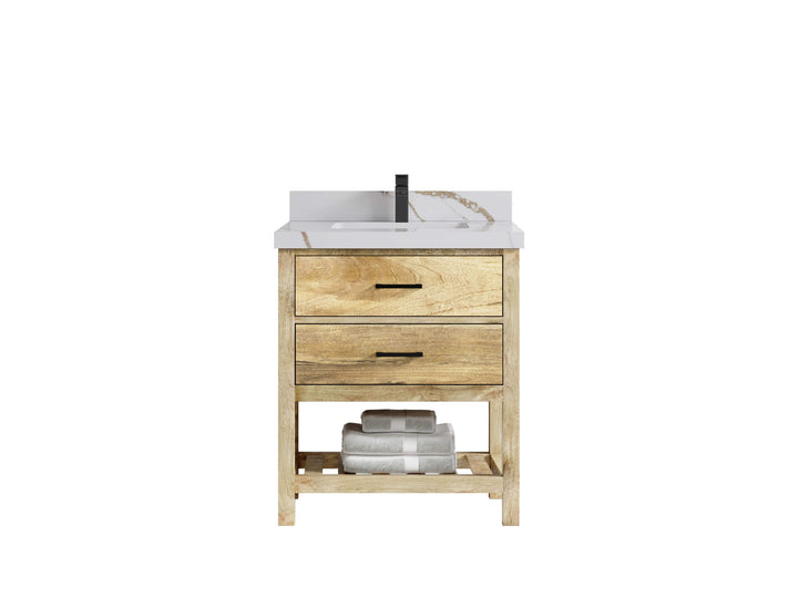 Parker Mango Wood 30 in. W x 22 in. D Single Sink Bathroom Vanity - photo 8