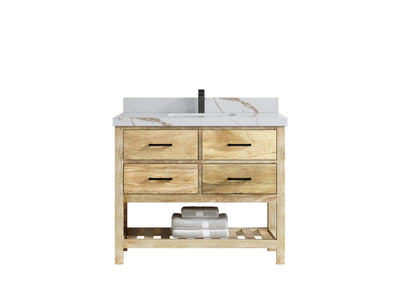 Parker Mango Wood 42 in. W x 22 in. D Single Sink Bathroom Vanity