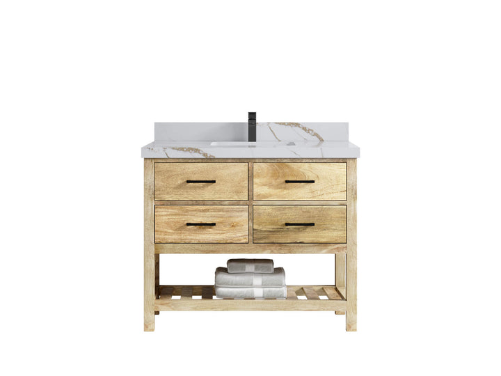 Parker Mango Wood 42 in. W x 22 in. D Single Sink Bathroom Vanity - photo 8