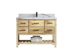 Parker Mango Wood 48 in. W x 22 in. D Single Sink Bathroom Vanity - photo 8
