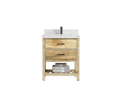 Parker Mango Wood 30 in. W x 22 in. D Single Sink Bathroom Vanity - photo 9