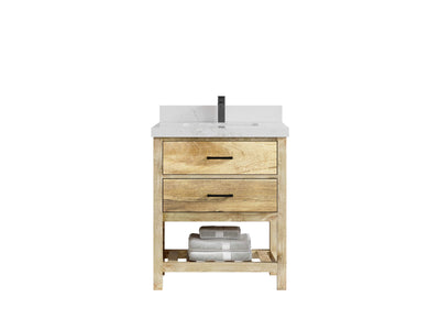 Parker Mango Wood 30 in. W x 22 in. D Single Sink Bathroom Vanity