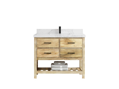 Parker Mango Wood 42 in. W x 22 in. D Single Sink Bathroom Vanity