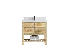 Parker Mango Wood 36 in. W x 22 in. D Center Sink Bathroom Vanity - photo 11