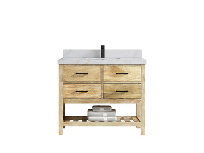 Parker Mango Wood 42 in. W x 22 in. D Single Sink Bathroom Vanity