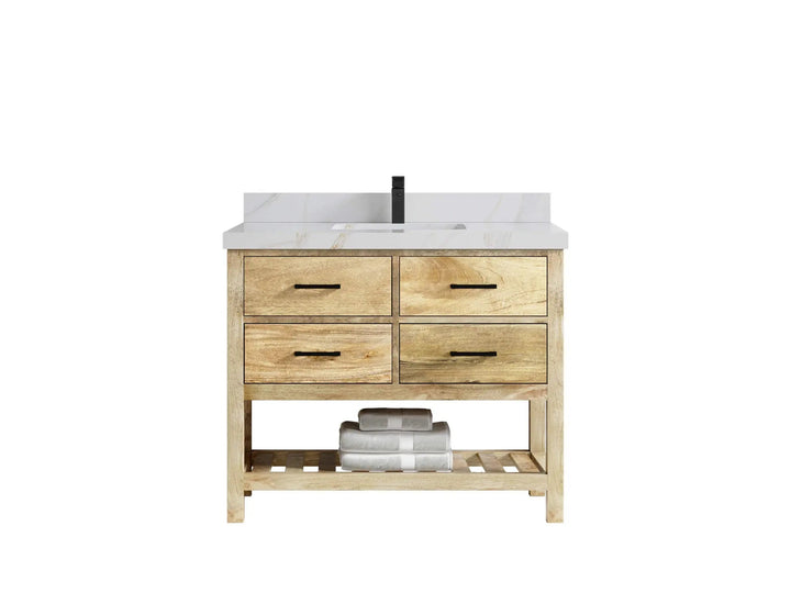 Parker Mango Wood 42 in. W x 22 in. D Single Sink Bathroom Vanity - photo 12