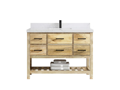 Parker Mango Wood 48 in. W x 22 in. D Single Sink Bathroom Vanity