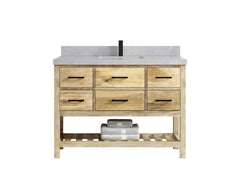 Parker Mango Wood 48 in. W x 22 in. D Single Sink Bathroom Vanity - photo 15