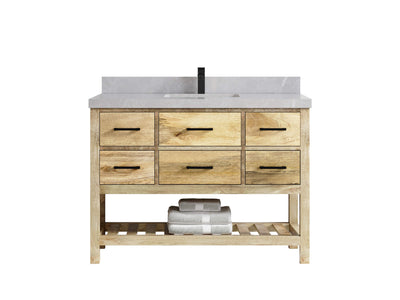 Parker Mango Wood 48 in. W x 22 in. D Single Sink Bathroom Vanity