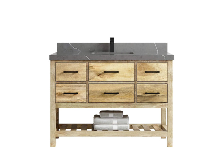Parker Mango Wood 48 in. W x 22 in. D Single Sink Bathroom Vanity - photo 16