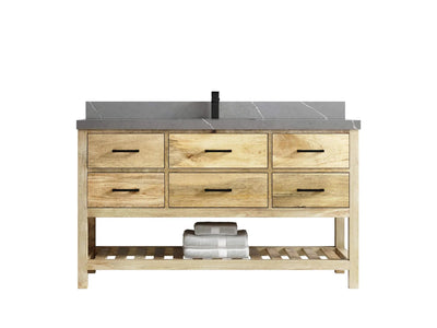 Parker Mango Wood 60 in. W x 22 in. D Single Sink Bathroom Vanity