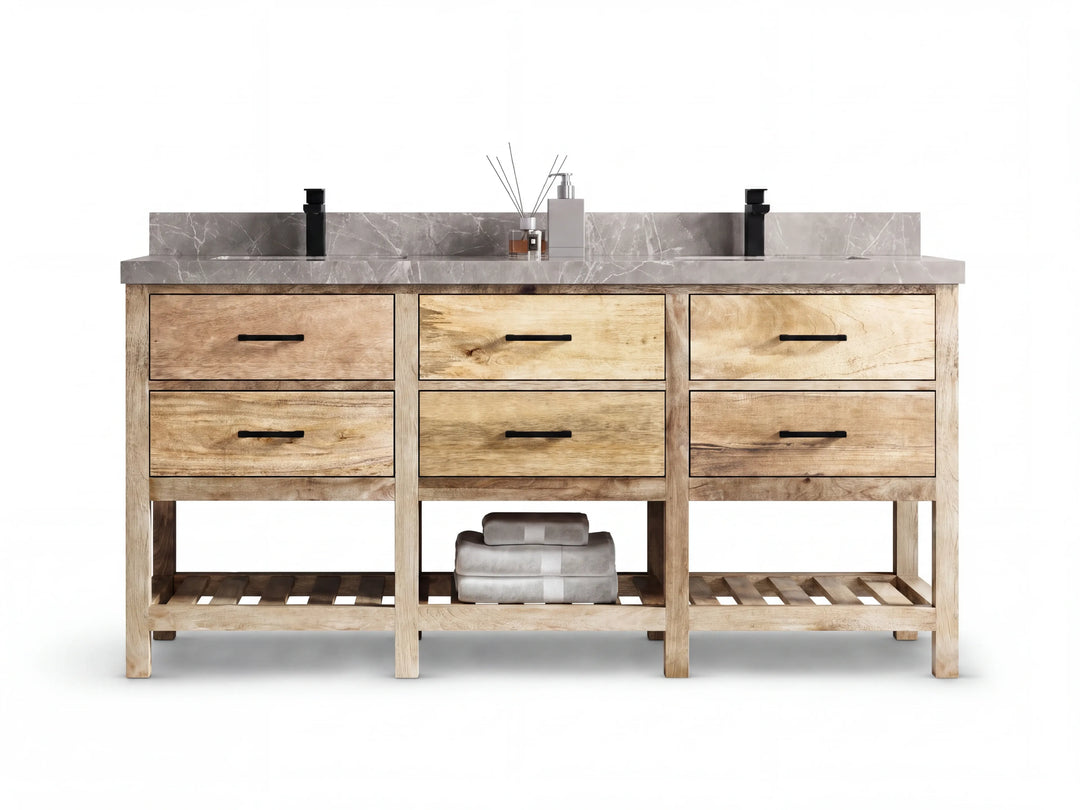 Parker Mango Wood 72 in. W x 22 in. D Double Sink Bathroom Vanity | 
              
                Whitewashed Mango
                
                  
             - PRK_MG_WHW_WHQZ_72D - photo №28