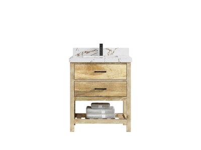 Parker Mango Wood 30 in. W x 22 in. D Single Sink Bathroom Vanity